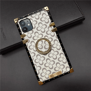 Square iPhone Case "Thyia" | Floral Phone Case | PURITY