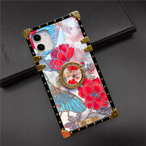 Google Pixel Case with Ring "Poppy" by PURITY™ | Floral phone case