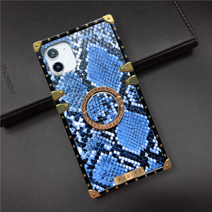 iPhone case "Blue Rattlesnake" by PURITY™ | Blue snakeskin iPhone case