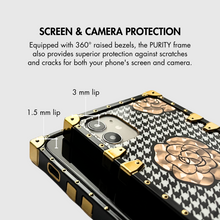 Load image into Gallery viewer, Houndstooth iPhone case &quot;Chérie&quot; by PURITY
