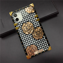 Load image into Gallery viewer, Houndstooth iPhone case &quot;Chérie&quot; by PURITY
