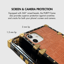 Load image into Gallery viewer, Croco iPhone Case &quot;Copper&quot; | PURITY™
