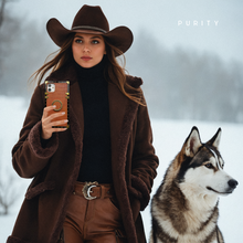 Load image into Gallery viewer, Croco iPhone Case &quot;Copper&quot; | PURITY™
