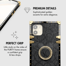 Load image into Gallery viewer, Black iPhone case &quot;Pionera&quot; by PURITY
