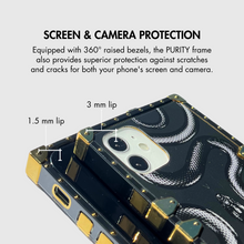 Load image into Gallery viewer, iPhone Case with Ring &quot;Savage&quot; | Snakes iPhone Case by PURITY
