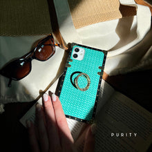 Load image into Gallery viewer, iPhone Case with Ring &quot;Sublime&quot; | Turquoise iPhone Case by PURITY
