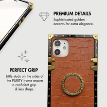 Load image into Gallery viewer, Samsung Case &quot;Copper&quot; | Crocodile Phone Case | PURITY™
