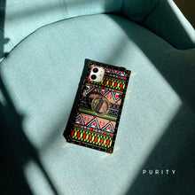 Load image into Gallery viewer, Samsung Case with Ring &quot;Tribal&quot; | Geometric phone case | PURITY
