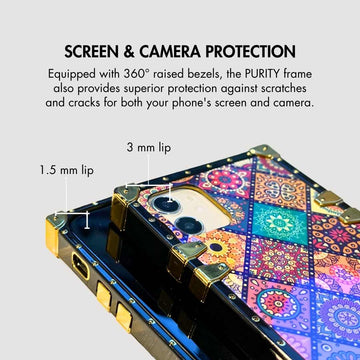 Louis Vuitton Multicolor Black iPhone 12 Mini Impact Case